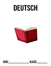 Deutsch rotes Buch Deckblatt
