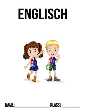 Deckblatt Englisch Kinder