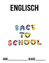 Englisch Back to School Deckblatt