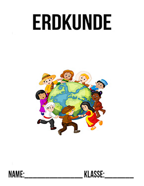 Deckblatt Erdkunde Grundschule Erde