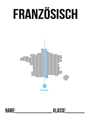 Deckblatt Französisch Karte