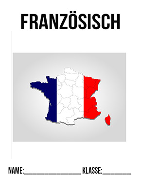 Deckblatt Französisch Landkarte