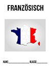 Französisch Landkarte Deckblatt