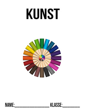 Deckblatt Kunst Farbstifte