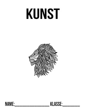 Deckblatt Kunst Löwe