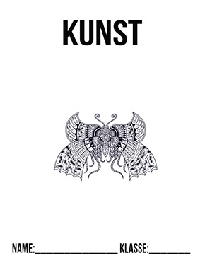 Deckblatt Kunst Schmetterling