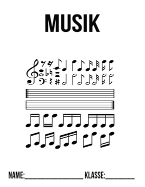 Deckblatt Musik A4
