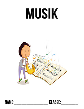 Deckblatt Musik Ordner