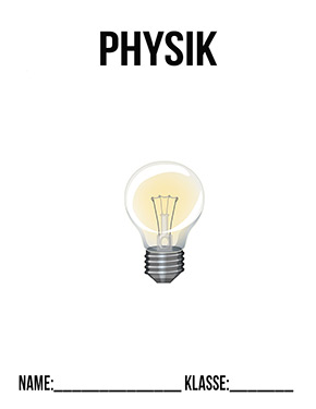 Deckblatt Physik Glühbirne