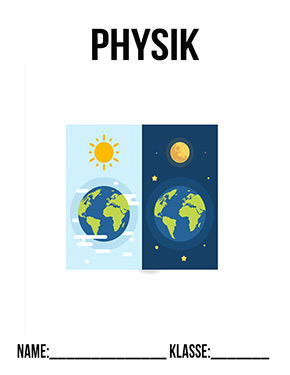 Deckblatt Physik Sonne Mond