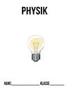 Physik Glühbirne Deckblatt
