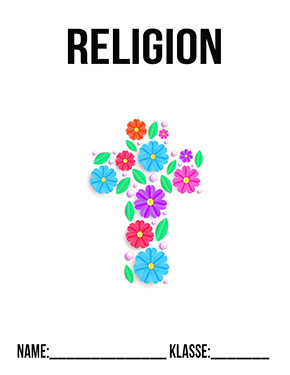 Deckblatt Religion Blumenkreuz
