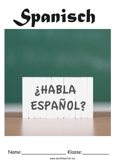 Deckblatt Spanisch Kurs