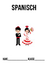 Spanisch Flamenco Deckblatt