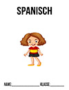 Spanisch Spanierin Deckblatt