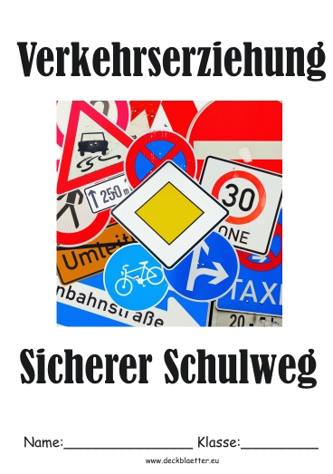 Deckblatt Sicherer Schulweg