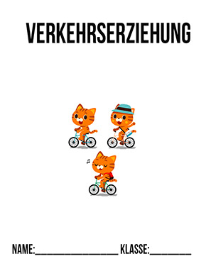 Deckblatt Verkehrserziehung Kindergarten