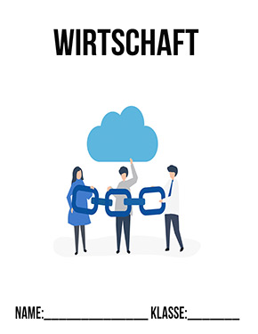 Deckblatt Wirtschaft Cloud Service