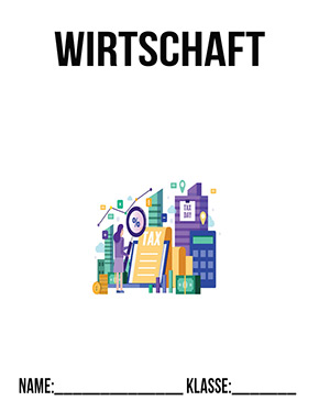 Deckblatt Wirtschaft Deckblätter