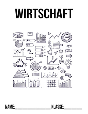 Deckblatt Wirtschaft Diagramme
