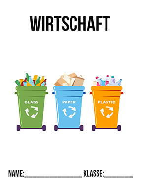 Deckblatt Wirtschaft Recycling