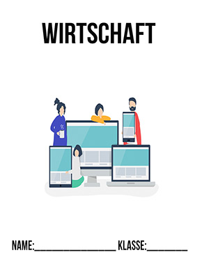 Deckblatt Wirtschaft Webdesign